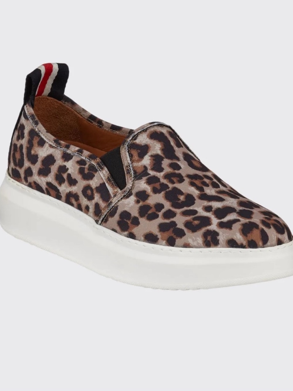 Veronica Beard platform Leopard Print Slip-On Women's Sneakers Sz 7